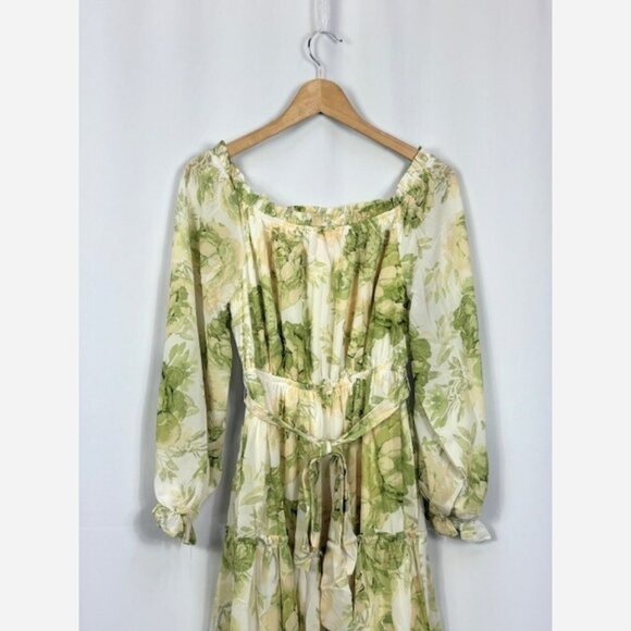 Floral Off Shoulder Maxi Dress - Picture 8 of 11